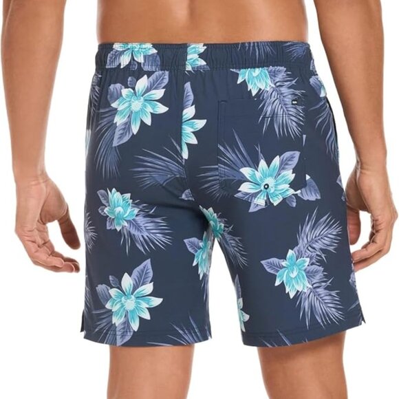 NWT Hurley Navy Floral Swim Shorts - Picture 2 of 11